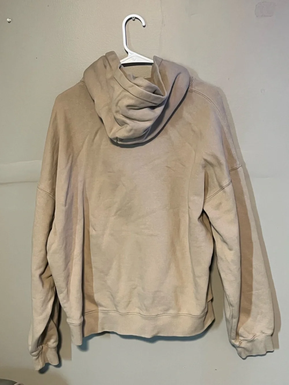 YoungLA Oversized Beige Hoodie YLA Logo Streetwear Size large - Picture 2 of 3